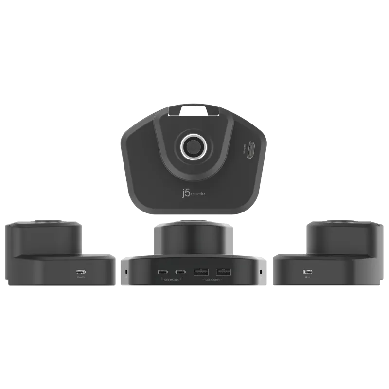 j5create JTSA301-N Ergonomic monitor mount with Dock, 4712795088281