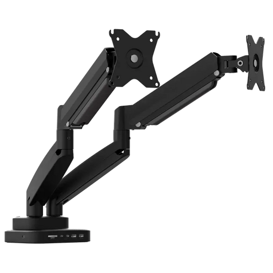 j5create JTSA302-N ERErgonomic dual monitor mount with Dock, 4712795088298