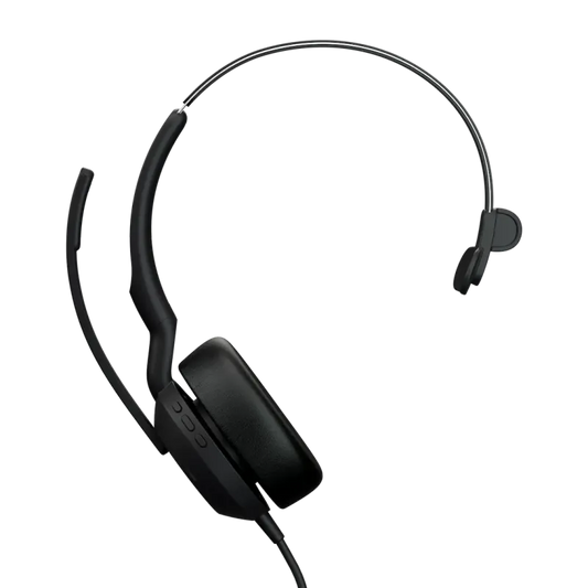 Jabra 25069-899-899 Casca EVOLVE2 50 MS cu fir, Monoaural, On-Ear, conectare USB-C/USB-A, 5706991034035