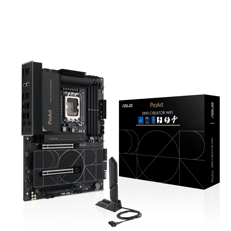 Asus PROART Z890-CREATOR WIFI PROART Z890-CREATOR WIFI Placa de Baza LGA1851 4xDDR5 1xHDMI 3xIntel Thunderbolt, 4711387766163