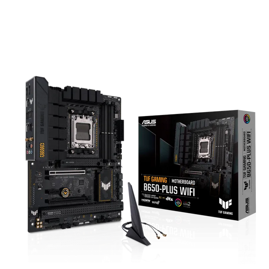 Asus TUF GAMING B650-PLUS WIFI TUF GAMING B650-PLUS WIFI placa de baza AM5 DDR5-SDRAM Maximum 128GB, 195553912655