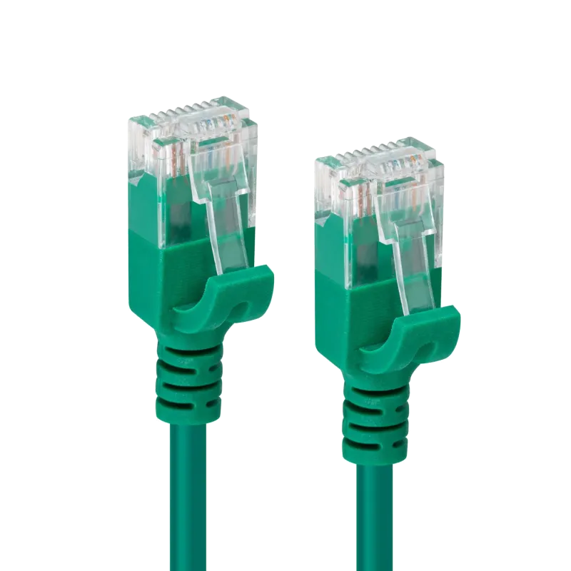 MicroConnect V-UTP6A005G-SLIM Patch cord U/UTP CAT6A Slim 0.5m Green, 5704174044468