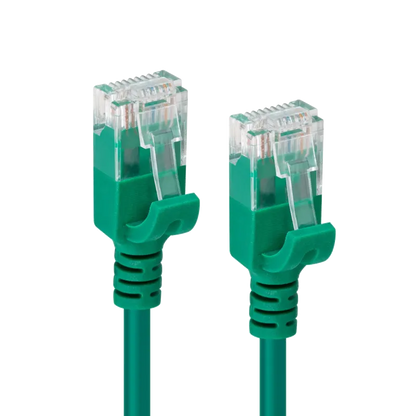 MicroConnect V-UTP6A015G-SLIM Patch cord U/UTP CAT6A Slim 1.5m Green, 5704174044482