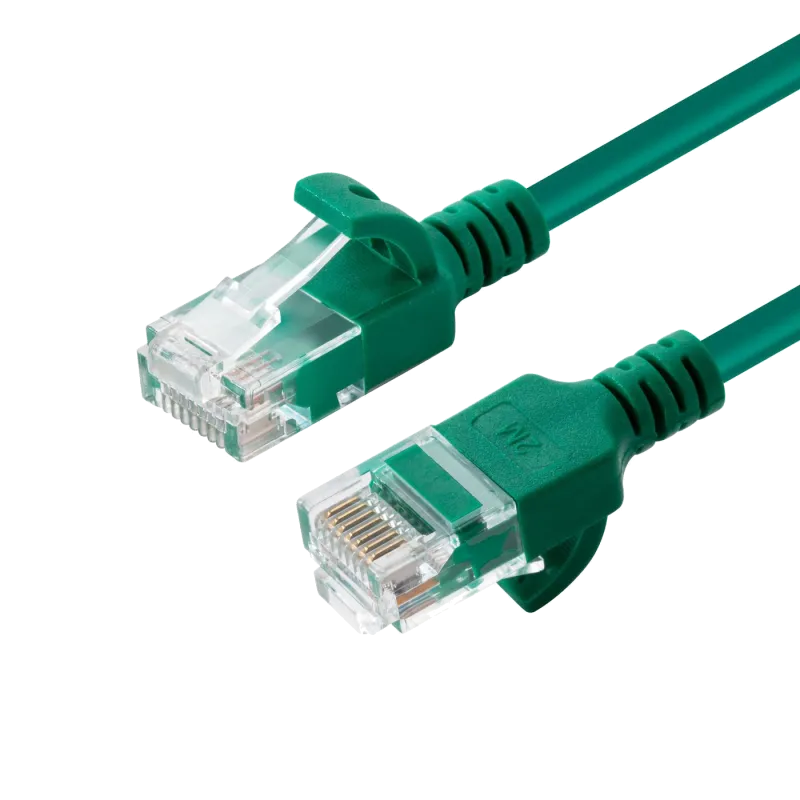 MicroConnect V-UTP6A015G-SLIM Patch cord U/UTP CAT6A Slim 1.5m Green, 5704174044482