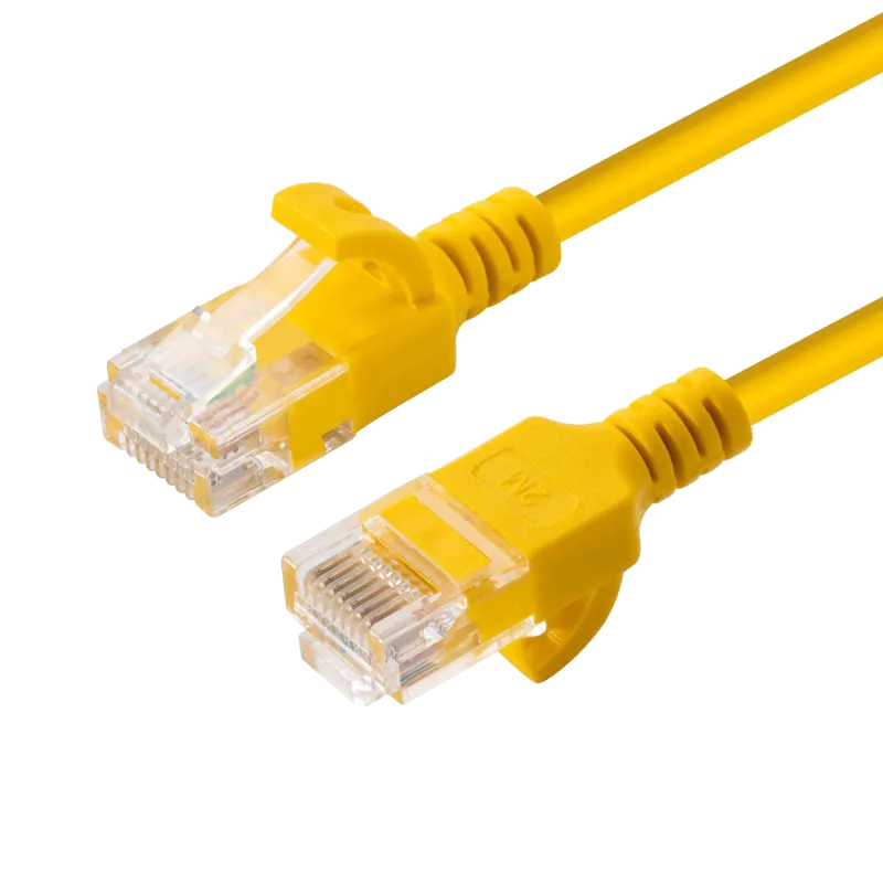 MicroConnect V-UTP6A015Y-SLIM Patch cord U/UTP CAT6A Slim 1.5m Yellow, 5704174044574