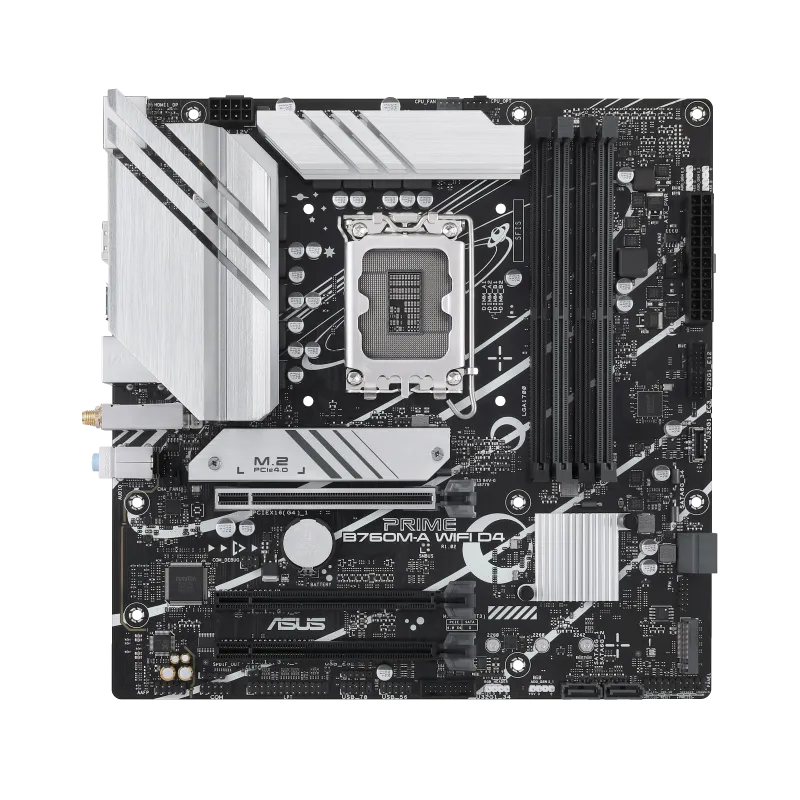 Asus PRIME B760M-A WIFI D4 B760M-A WIFI D4 placa de baza LGA1700 4xDDR4 mATX 2xHDMI DP WIFI, 4711081982661