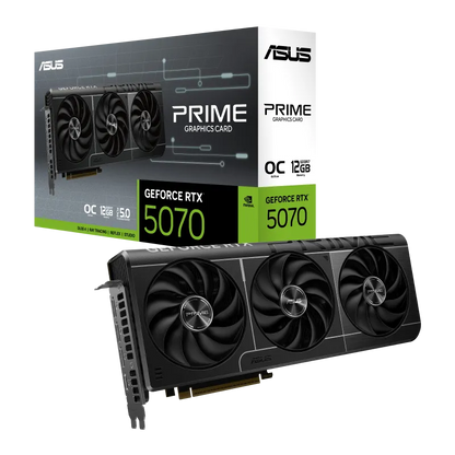 Asus PRIME-RTX5070-O12G PRIME GeForce RTX 5070 placa video 12GB GDDR7 OC Edition, 4711387837825