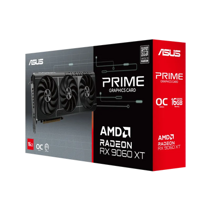 Asus PRIME-RX9060XT-O16G PRIME Radeon RX 9060 XT placa video 16GB GDDR6 OC Edition, 4711387994214