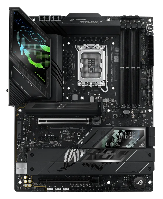 Asus ROG STRIX Z890-F GAMING WIFI ROG STRIX Z890-F GAMING WIFI placa de baza LGA 1851 4xDDR5 ATX Pciex5, 4711387755921