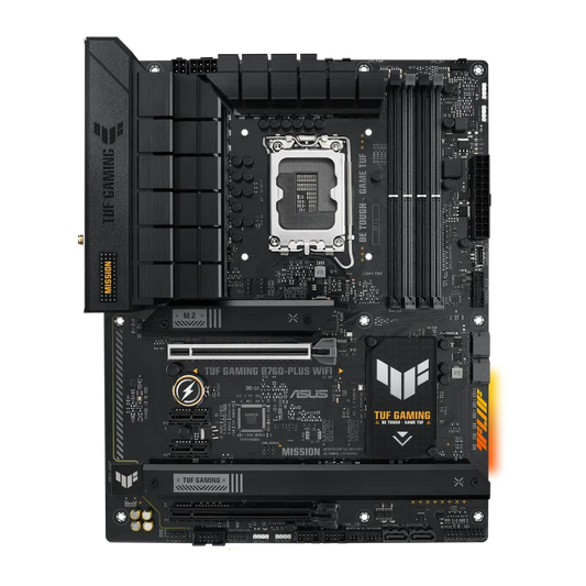 Asus TUF GAMING B760-PLUS WIFI TUF GAMING B760-PLUS WIFI placa de baza LGA1700 4xDDR5 HDMI DP USB ATX, 4711387095119
