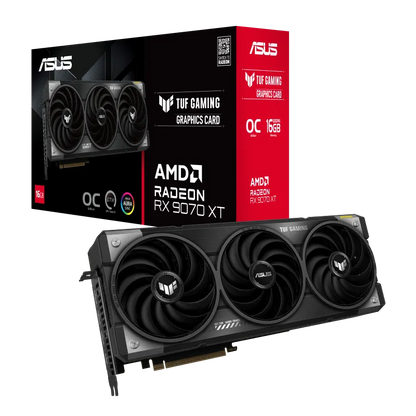 Asus TUF-RX9070XT-O16G-GAMING TUF Gaming Radeon RX 9070 XT OC Edition placa video 16GB GDDR6 VGA, 4711387829578