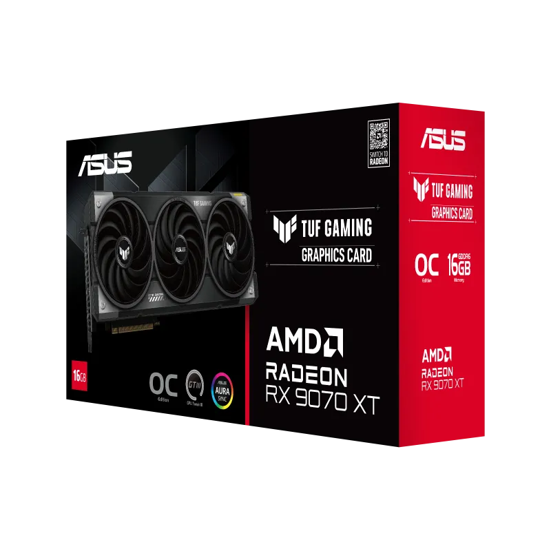 Asus TUF-RX9070XT-O16G-GAMING TUF Gaming Radeon RX 9070 XT OC Edition placa video 16GB GDDR6 VGA, 4711387829578