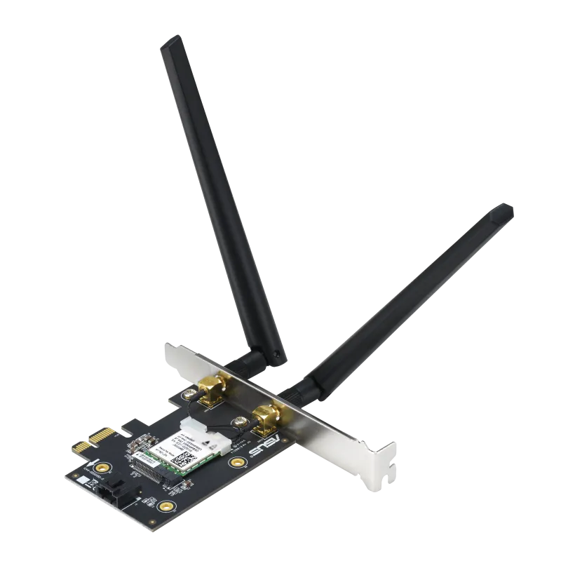 Asus 90IG07A0-MO0B00 PCE-AX1800 adaptor WiFi 6 802.11ax PCIe Dual-Band Bluetooth 5.2, 4711081463849