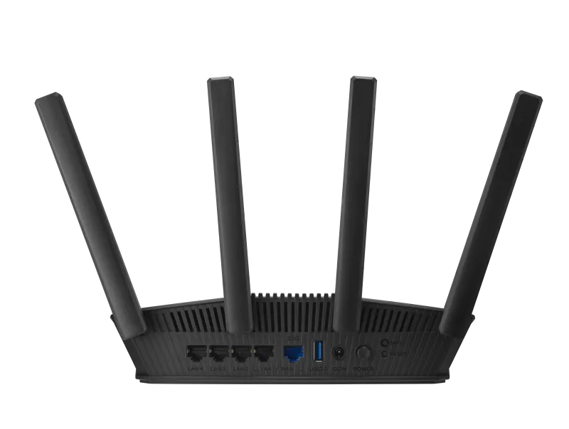 Asus 90IG0910-MO3C00 RT-BE58U WiFi 7 AiMesh Extendable Router 4K-QAM MLO AI Detection 2.5G WAN/LAN, 4711387452943