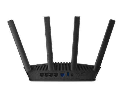Asus 90IG0910-MO3C00 RT-BE58U WiFi 7 AiMesh Extendable Router 4K-QAM MLO AI Detection 2.5G WAN/LAN, 4711387452943