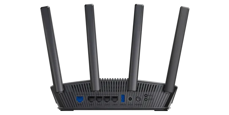 Asus RT-BE82U RT-BE82U BE6500 router wireless WiFi 7 (802.11be) LAN RJ-45 2.5GB dual band, 4711387627655