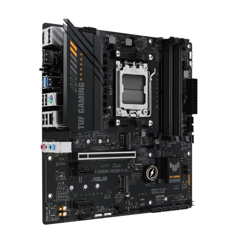 Asus TUF GAMING A620M-PLUS TUF GAMING A620M-PLUS placa de baza AM5 DDR5-SDRAM maxim 128GB