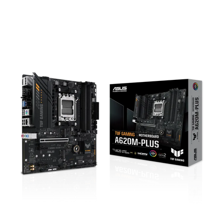 Asus TUF GAMING A620M-PLUS TUF GAMING A620M-PLUS placa de baza AM5 DDR5-SDRAM maxim 128GB