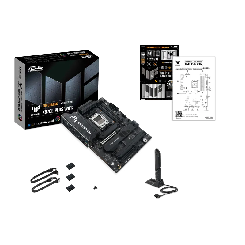 Asus TUF GAMING X870E-PLUS WIFI7 TUF GAMING X870E-PLUS WIFI7 placa de baza AM5 ATX