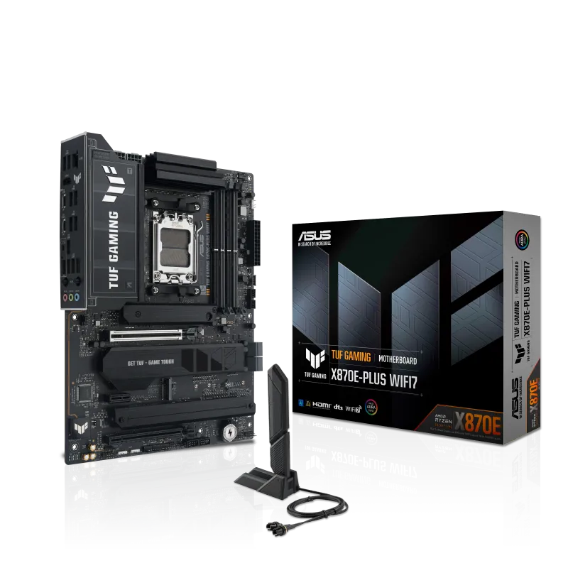 Asus TUF GAMING X870E-PLUS WIFI7 TUF GAMING X870E-PLUS WIFI7 placa de baza AM5 ATX