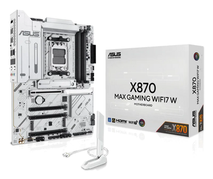 Asus X870 MAX GAMING WIFI7 W X870 MAX GAMING WIFI7 W placa de baza Socket AM5 ATX