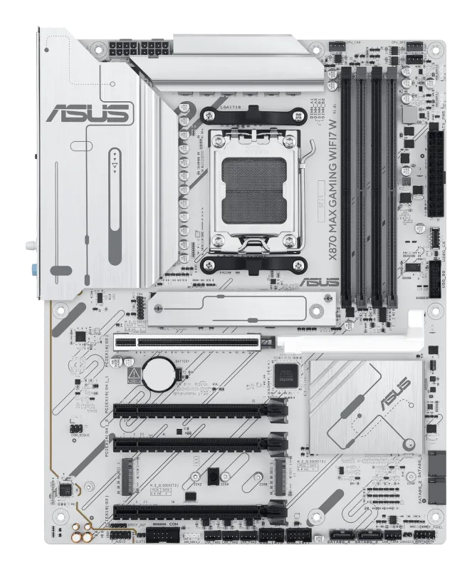 Asus X870 MAX GAMING WIFI7 W X870 MAX GAMING WIFI7 W placa de baza Socket AM5 ATX