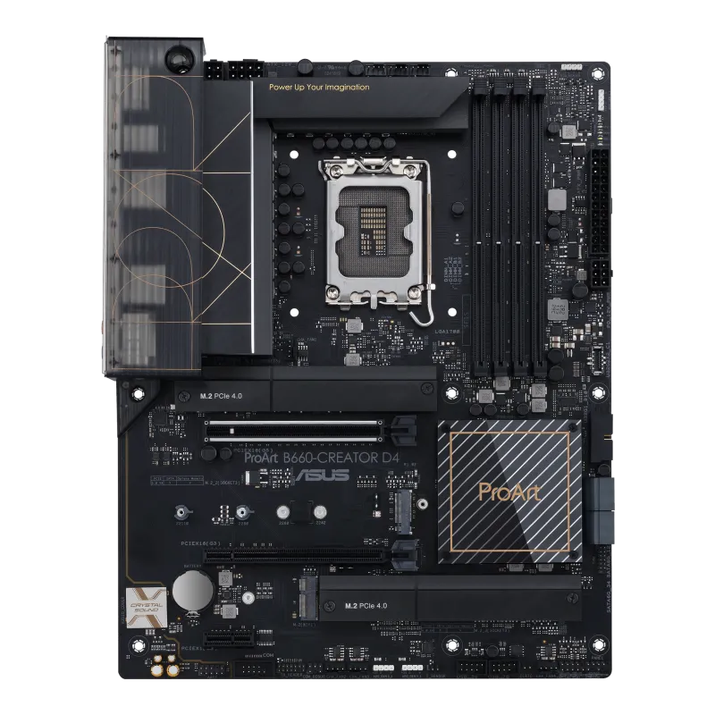 Asus PROART B660-CREATOR D4 ProArt B660-PCREATOR-D4 placa de baza LGA1700 DDR4-SDRAM maxim 128GB DIMM