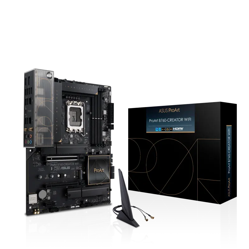 Asus PROART B760-CREATOR WIFI ProArt B760 Creator WiFi placa de baza LGA1700 DDR5-SDRAM 192GB DIMM M.2 PCIe 4