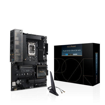 Asus PROART B760-CREATOR WIFI ProArt B760 Creator WiFi placa de baza LGA1700 DDR5-SDRAM 192GB DIMM M.2 PCIe 4