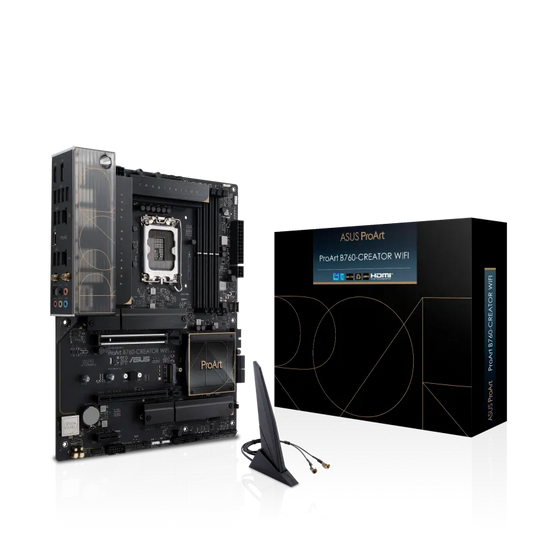 Asus PROART B760-CREATOR WIFI ProArt B760 Creator WiFi placa de baza LGA1700 DDR5-SDRAM 192GB DIMM M.2 PCIe 4