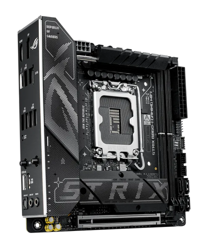 Asus ROG STRIX B860-I GAMING WIFI ROG STRIX B860-I GAMING WIFI placa de baza LGA1851 (Socket V1) DDR5-SDRAM