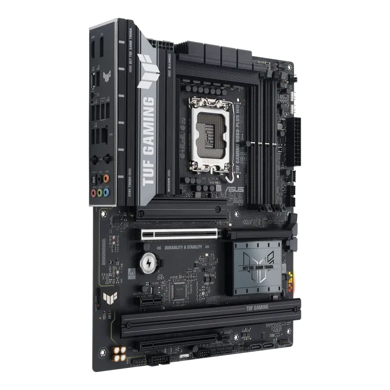 Asus TUF GAMING B860-PLUS WIFI TUF GAMING B860-PLUS WIFI placa de baza LGA1851 (Socket V1) DDR5-SDRAM DIMM