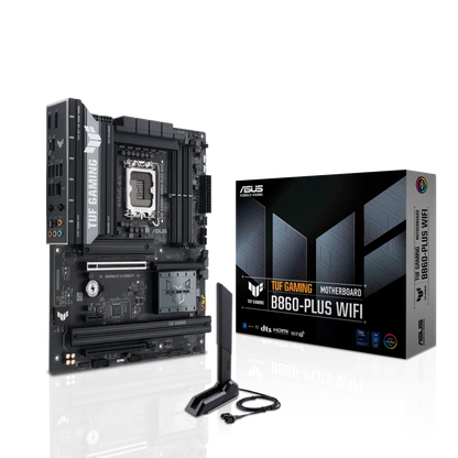 Asus TUF GAMING B860-PLUS WIFI TUF GAMING B860-PLUS WIFI placa de baza LGA1851 (Socket V1) DDR5-SDRAM DIMM