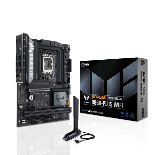 Asus TUF GAMING B860-PLUS WIFI TUF GAMING B860-PLUS WIFI placa de baza LGA1851 (Socket V1) DDR5-SDRAM DIMM