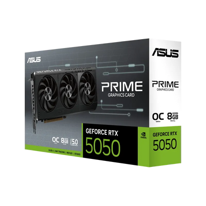 Asus PRIME-RTX5050-O8G Prime placa video GeForce RTX 5050 8GB GDDR6 128bit maxim 7680x4320px, 4711636177382