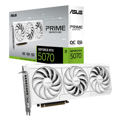 Asus PRIME-RTX5070-O12G-WHITE VGA PCIE16 RTX5070 12GB GDDR7/PRIME-RTX5070-O12G-WHITE ASUS, 4711636046121