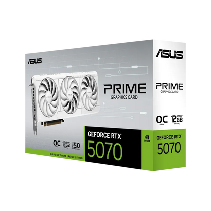 Asus PRIME-RTX5070-O12G-WHITE VGA PCIE16 RTX5070 12GB GDDR7/PRIME-RTX5070-O12G-WHITE ASUS, 4711636046121