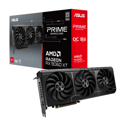 Asus PRIME-RX9060XT-O8G Prime placa video AMD Radeon RX 9060 XT 8GB GDDR6 128bit 7680x4320px OpenGL: 4.6, 4711387994184