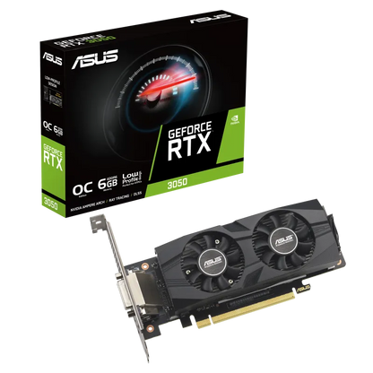 Asus RTX3050-O6G-LP-BRK Placa video GeForce RTX 3050 LP BRK OC Edition 6GB GDDR6 96bit 7680x4320px, 4711387515259