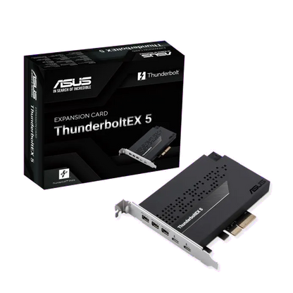 Asus THUNDERBOLTEX 5 ThunderboltEX 5 placa de extensie PCIe Gen4 2x USB‑C 3x DisplayPort 2.1, 4711387776469