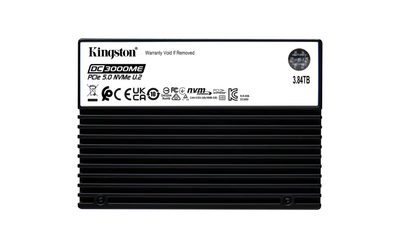 Kingston SEDC3000ME/3T8 3.84TB DC3000ME U.2 PCIe 5.0 NVMe SSD, 740617347876