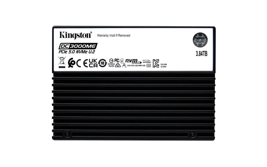Kingston SEDC3000ME/3T8 3.84TB DC3000ME U.2 PCIe 5.0 NVMe SSD, 740617347876