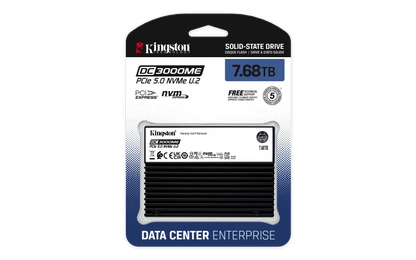 Kingston SEDC3000ME/7T6 7.68TB DC3000ME U.2 PCIe 5.0 NVMe SSD, 740617347852