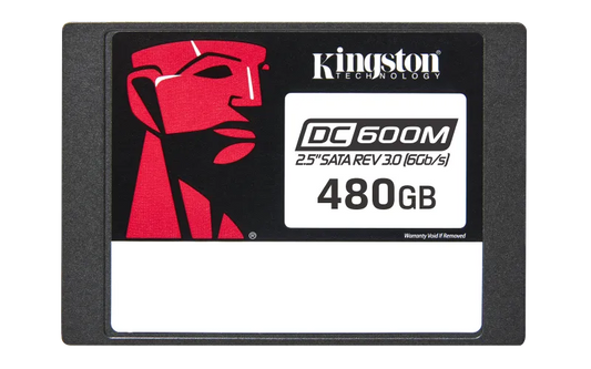 Kingston SEDC600M/480G 480GB DC600M 2.5inch SATA3 SSD, 740617334937