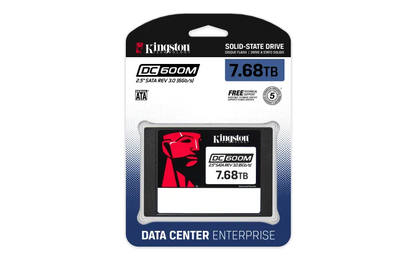 Kingston SEDC600M/7680G 7.68TB DC600M 2.5inch SATA3 SSD, 740617334951