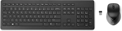 HP 3M165AA#ABU Wireless Rechargeable 950MK Mouse and Keyboard, UK Layout