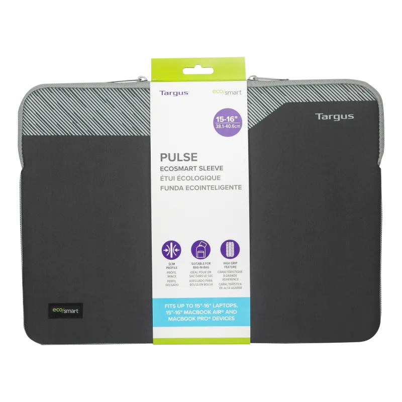 Targus TBS97104GL Husa Pulse EcoSmart 15-16'', Charcoal, 5063194003092