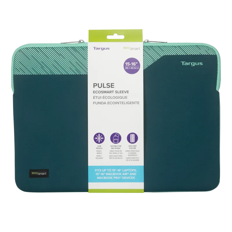 Targus TBS97105GL Husa Pulse EcoSmart 15-16'', Green, 5063194003108