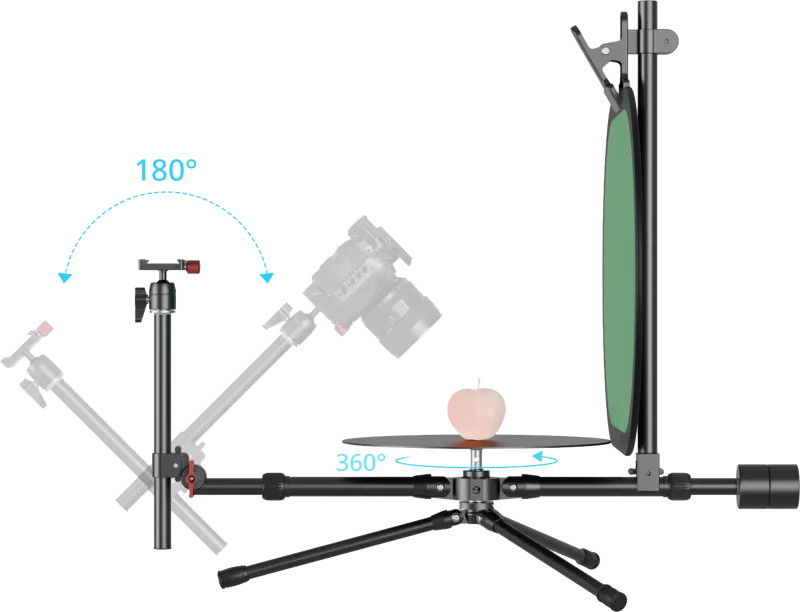 SmallRig 4807 Professional 12inch 360° Masa rotativă pentru fotografie, 6941590020280