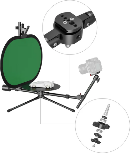 SmallRig 4807 Professional 12inch 360° Masa rotativă pentru fotografie, 6941590020280